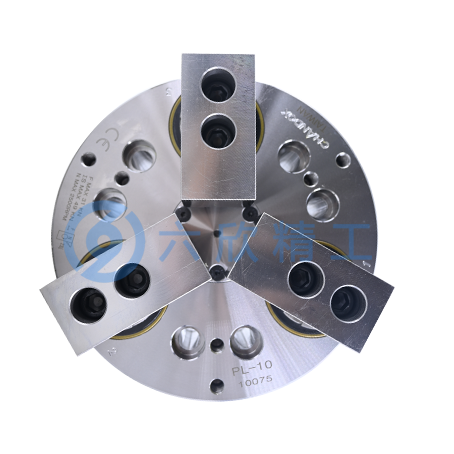 千島三爪后拉液壓卡盤