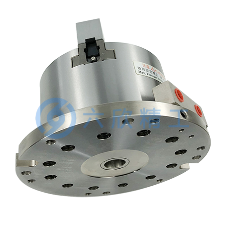 千島大孔徑內藏式氣動卡盤