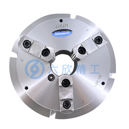 千島超薄型三爪手動卡盤