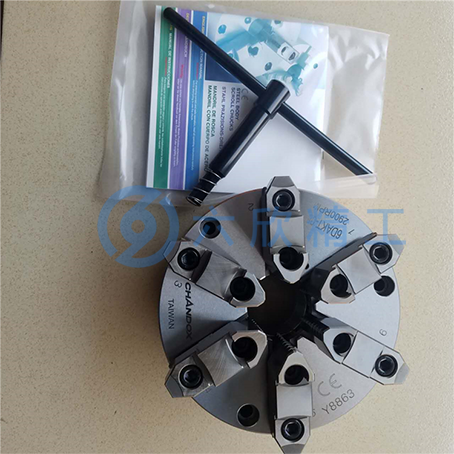 千島可調式強力型六爪鋼殼卡盤