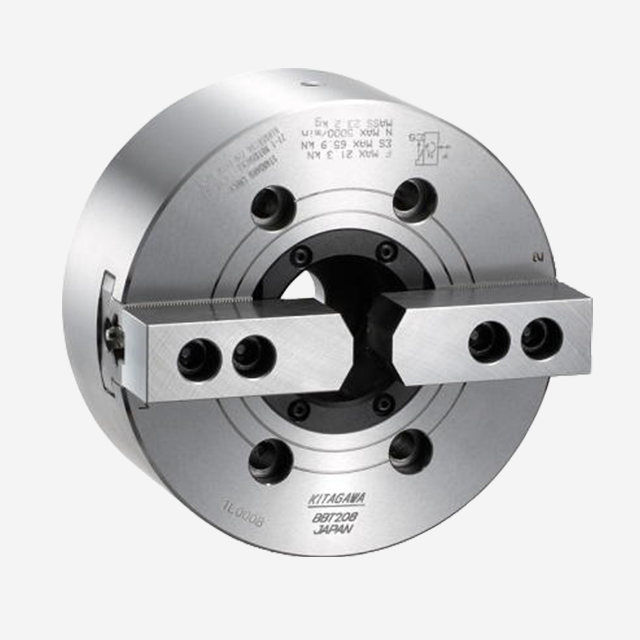 北川2爪大孔徑強力卡盤BBT200系列